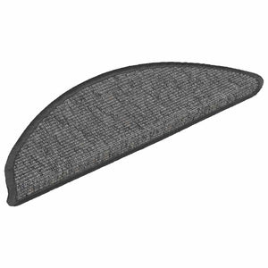 Halbrunde Stufenmatten Beige Grau 15er Set