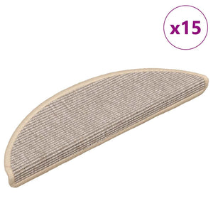 Stufenmatten Silber Halbrund 56x17cm 15er Set