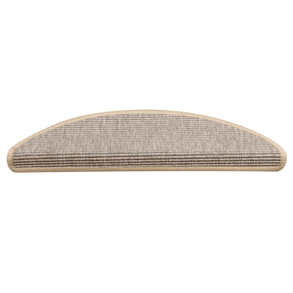 Stufenmatten Silber Halbrund 56x17cm 15er Set