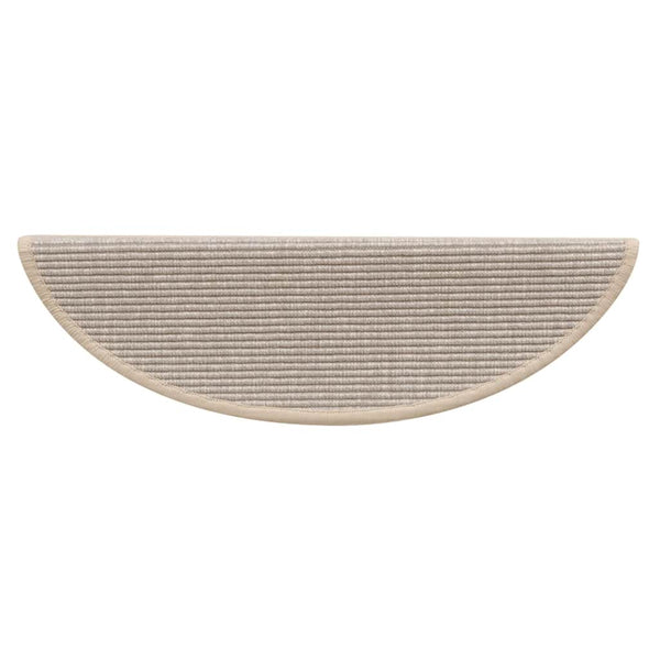 Stufenmatten Silber Halbrund 56x17cm 15er Set