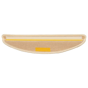 Stufenmatten Halbrund Hellbeige 15er Set