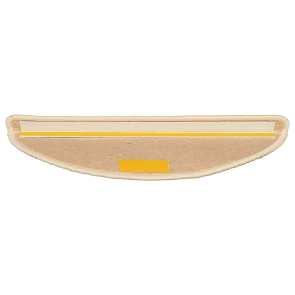 Stufenmatten Halbrund Hellbeige 15er Set