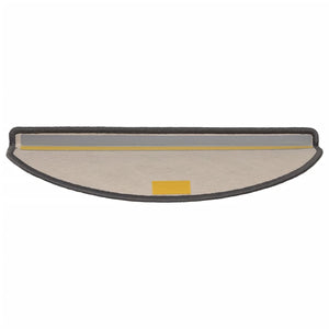 Stufenmatten Beige Grau Halbrund 15er Set