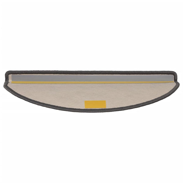 Stufenmatten Beige Grau Halbrund 15er Set