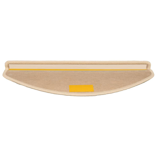 Hellbeige Stufenmatten Halbrund 15er Set