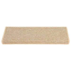 Stufenmatten Hellbeige 15er Set 65x21cm