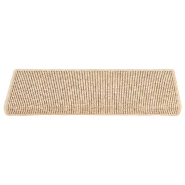 Stufenmatten Hellbeige 15er Set 65x21cm