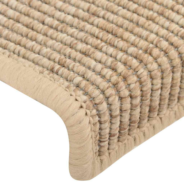 Stufenmatten Hellbeige 15er Set 65x21cm
