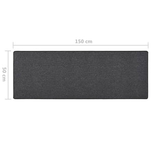Anthrazit Teppichläufer 50x150 cm