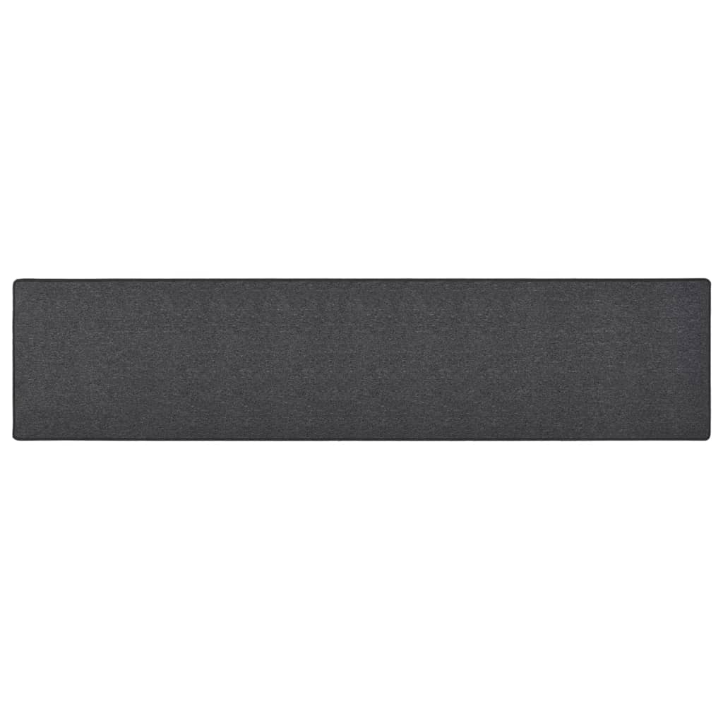 vidaXL Tapis de Couloir Anthracite 50x250 cm