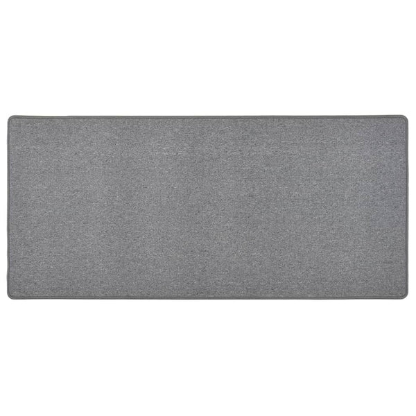 Dunkelgrauer Teppichläufer 50x100 cm