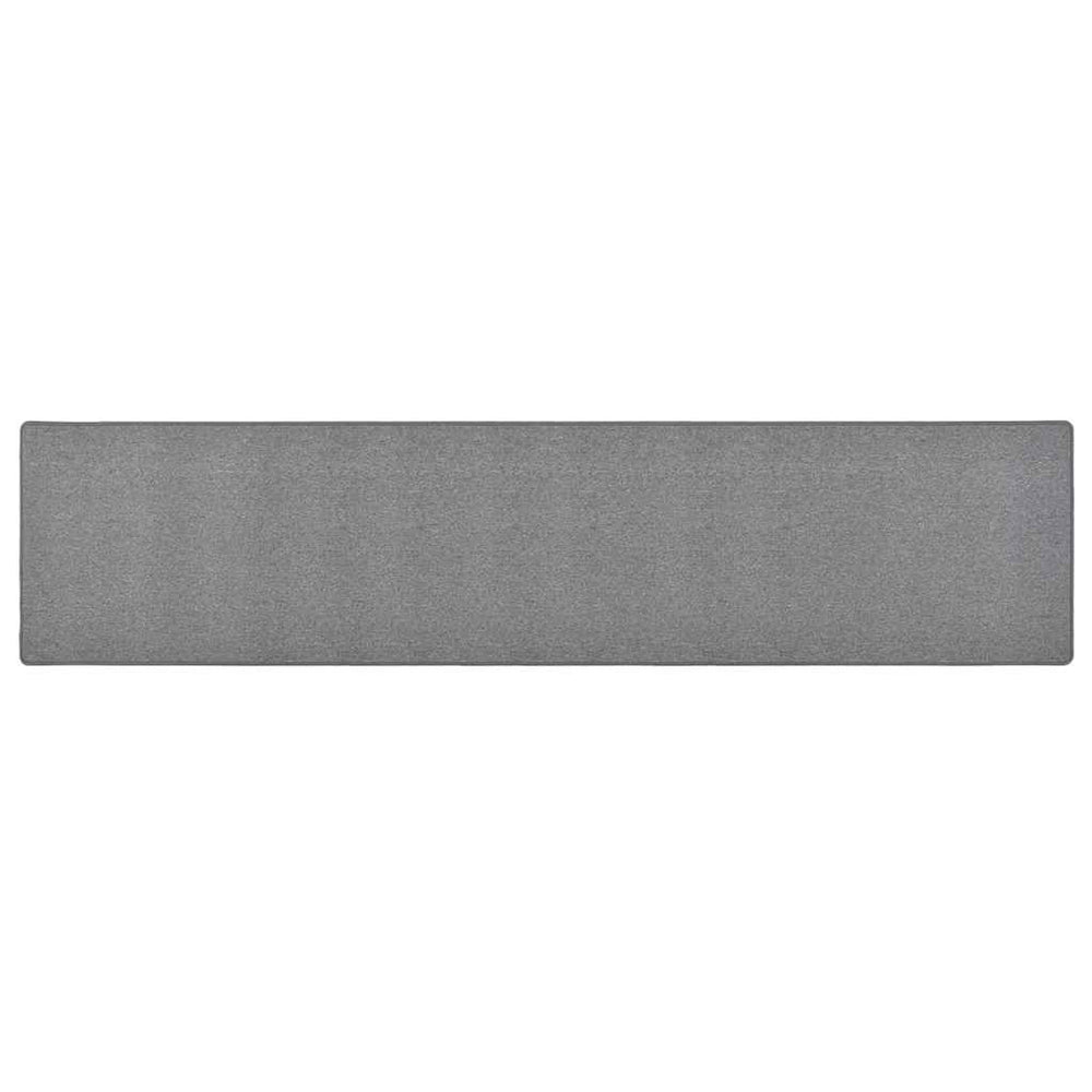 Dunkelgrauer Teppichläufer 50x250 cm