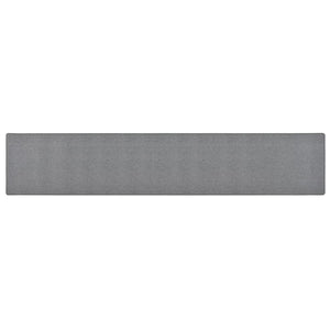 Dunkelgrauer Teppichläufer 50x300 cm