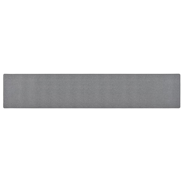 Dunkelgrauer Teppichläufer 50x300 cm