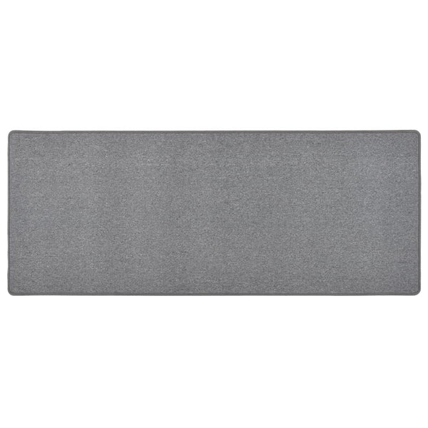 vidaXL Tapis de couloir gris foncé 80x200 cm