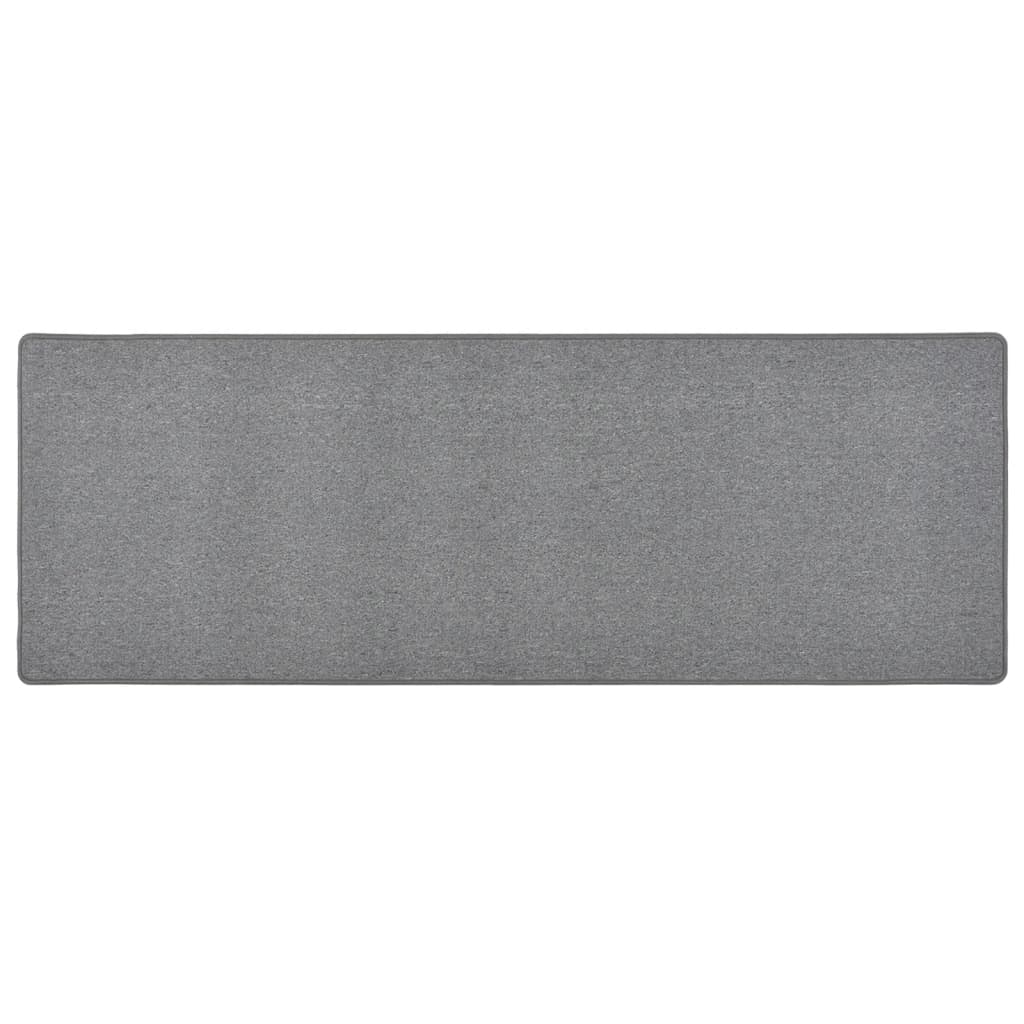Dunkelgrauer Teppichläufer 80x250 cm