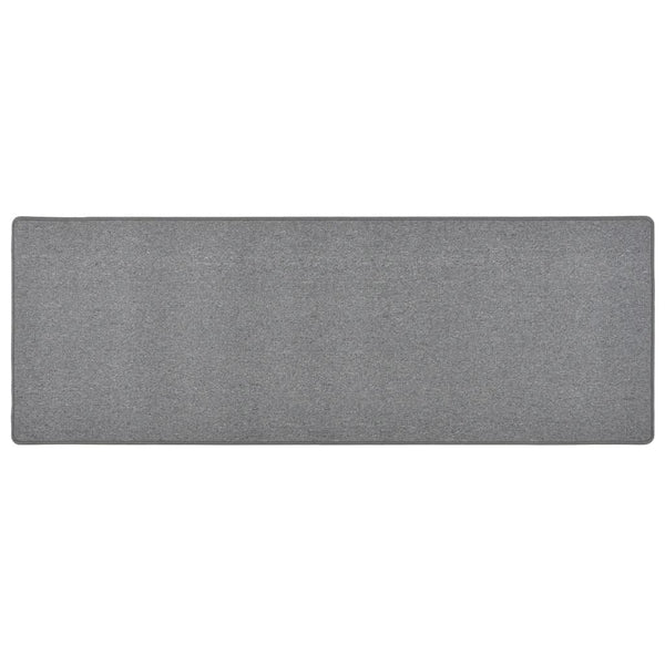Dunkelgrauer Teppichläufer 80x250 cm