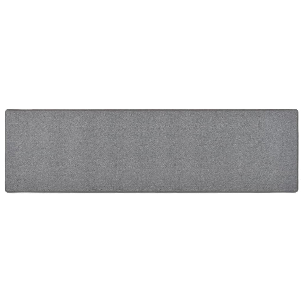 Dunkelgrauer Teppichläufer 80x300 cm