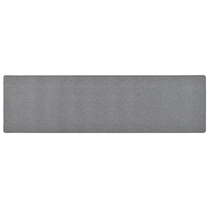 Dunkelgrauer Teppichläufer 80x300 cm
