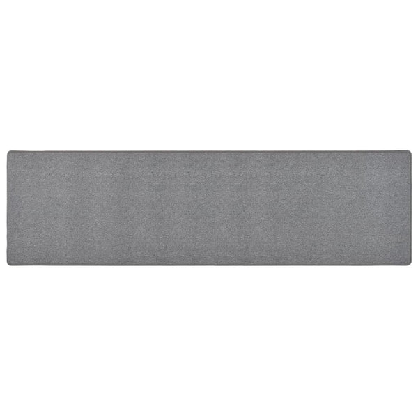 Dunkelgrauer Teppichläufer 80x300 cm