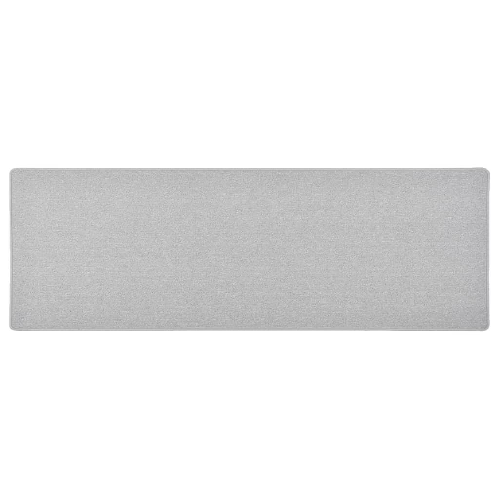 vidaXL Tapis de couloir Gris clair 50x150 cm