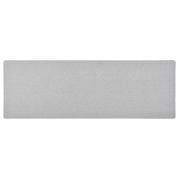 vidaXL Tapis de couloir Gris clair 50x150 cm