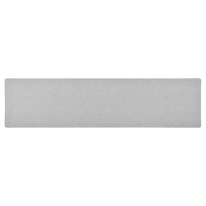 Hellgrauer Teppichläufer 50x200 cm