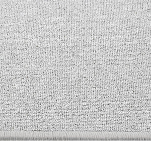 Hellgrauer Teppichläufer 80x200 cm