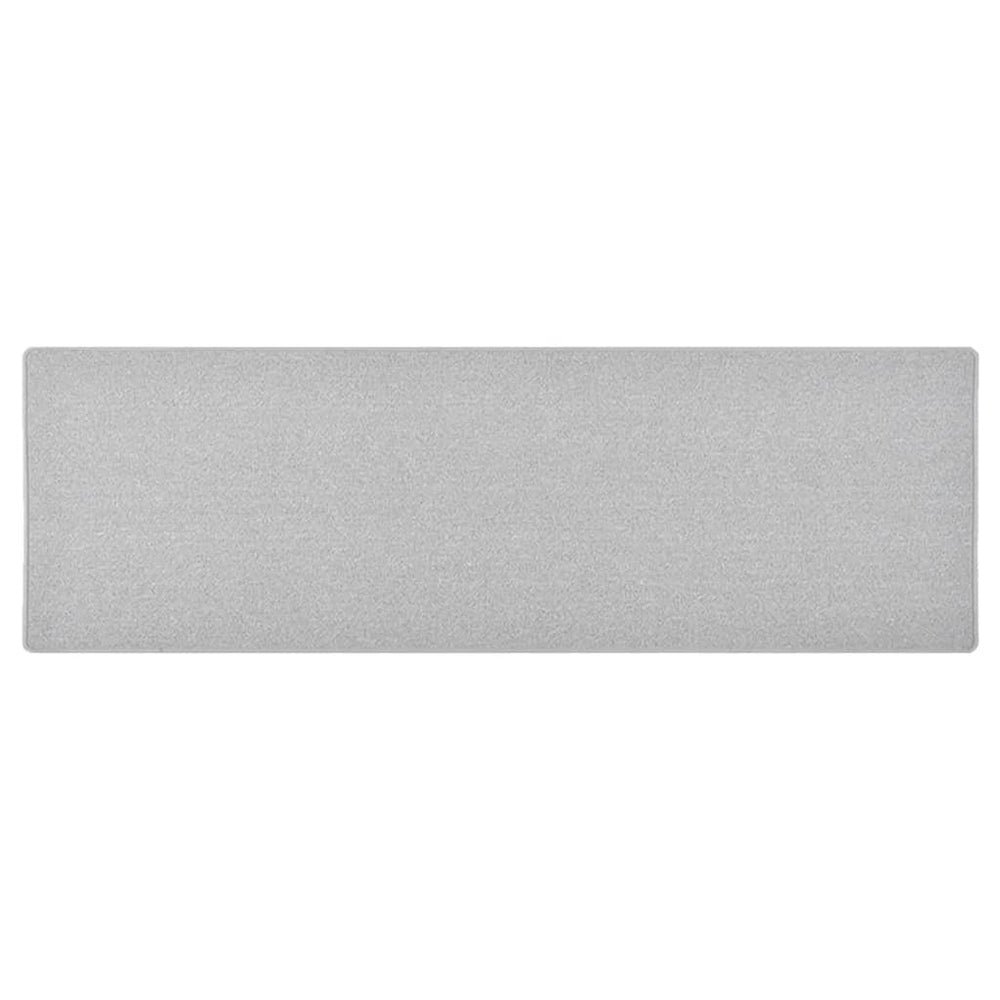 Teppichläufer Hellgrau 80x250 cm
