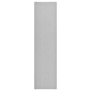 Hellgrauer Teppichläufer 80x300 cm