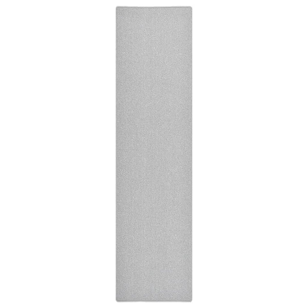 Hellgrauer Teppichläufer 80x300 cm