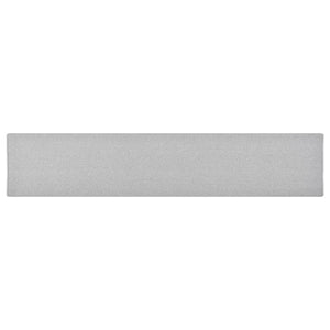 Hellgrauer Teppichläufer 80x400 cm