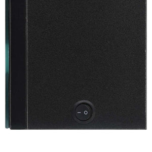 LED Bad Spiegelschrank Schwarz 50x60 cm