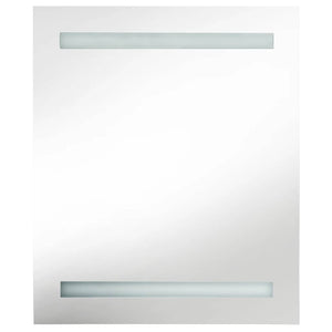 LED Spiegelschrank Grau 50x60 cm