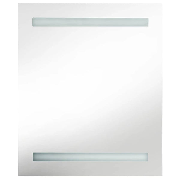LED Spiegelschrank Grau 50x60 cm