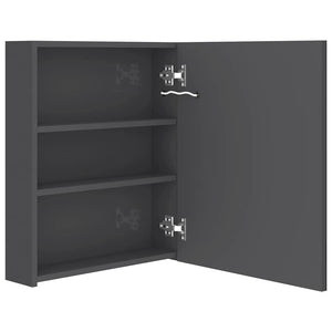 LED Spiegelschrank Grau 50x60 cm