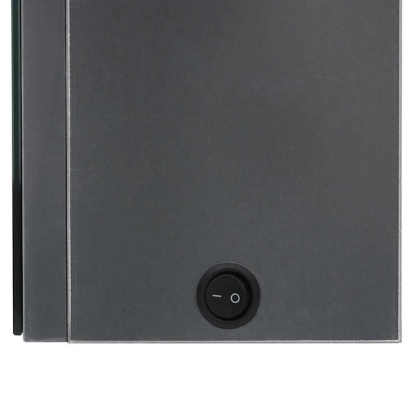 LED Spiegelschrank Grau 50x60 cm