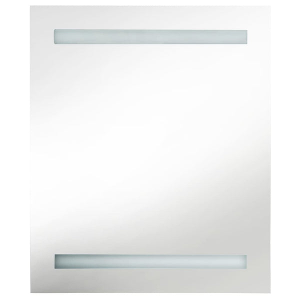 LED Bad Spiegelschrank Weiß 50x60 cm