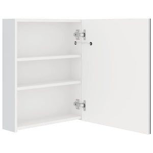 LED Bad Spiegelschrank Weiß 50x60 cm