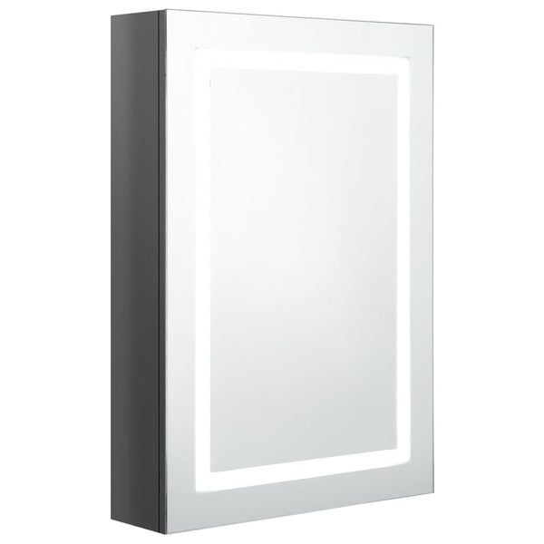 LED Spiegelschrank Grau 50x70 cm