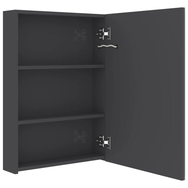 LED Spiegelschrank Grau 50x70 cm