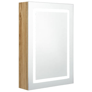 LED Spiegelschrank Bad Eiche 50x70 cm