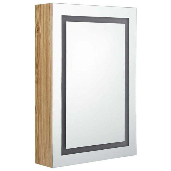LED Spiegelschrank Bad Eiche 50x70 cm