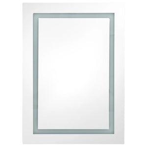 LED Spiegelschrank Bad Eiche 50x70 cm