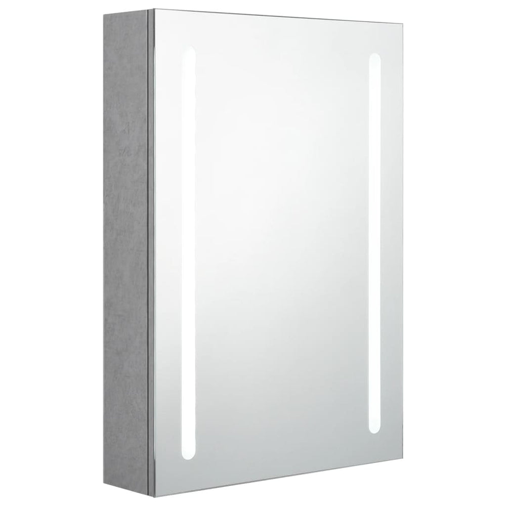LED Spiegelschrank Betongrau 50x70 cm