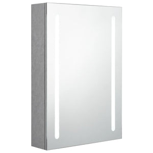 LED Spiegelschrank Betongrau 50x70 cm