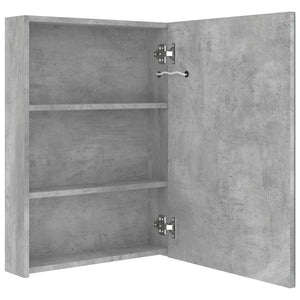 LED Spiegelschrank Betongrau 50x70 cm