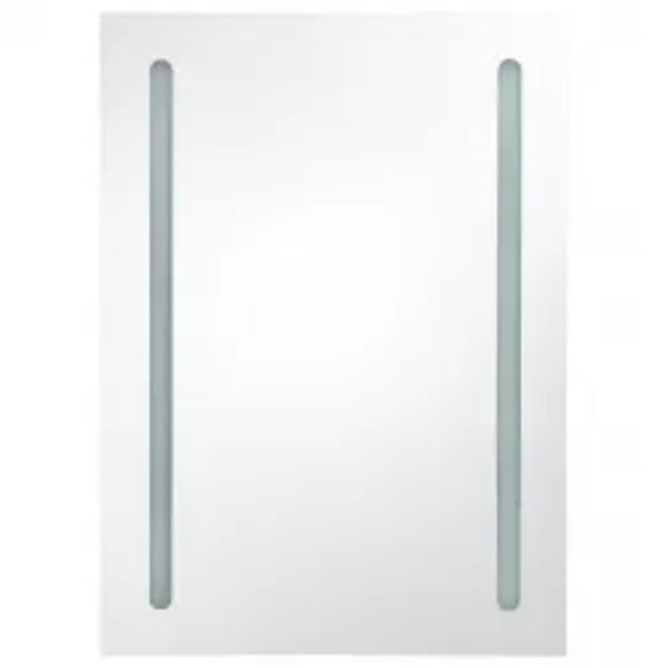 LED Bad Spiegelschrank Grau 50x70 cm