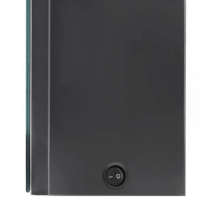 LED Bad Spiegelschrank Grau 50x70 cm