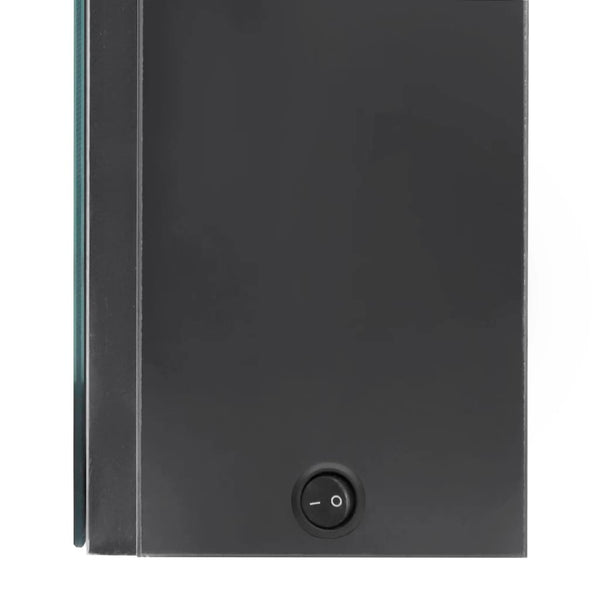 LED Bad Spiegelschrank Grau 50x70 cm